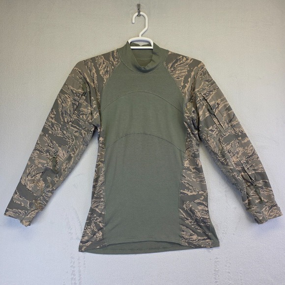 Massif Airman Battle Shirt Green Digital Camo Flame Resistant USAF Military Army - Picture 1 of 15